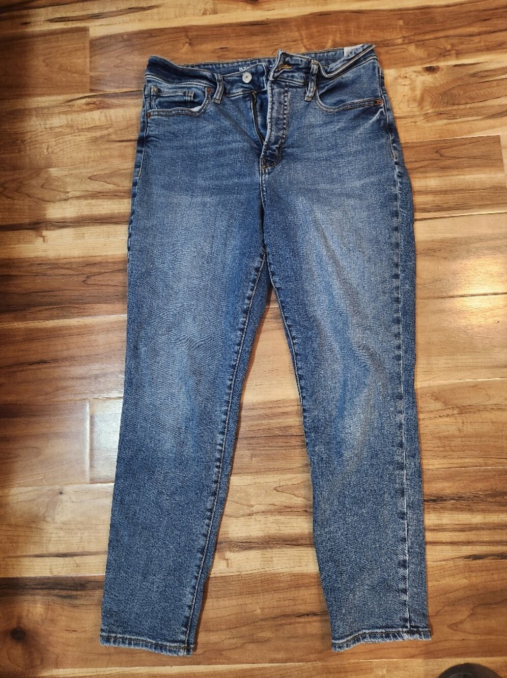 Old Navy Dark Blue  Straight-Leg Jeans